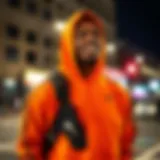 Dynamic streetwear showcasing vibrant styles