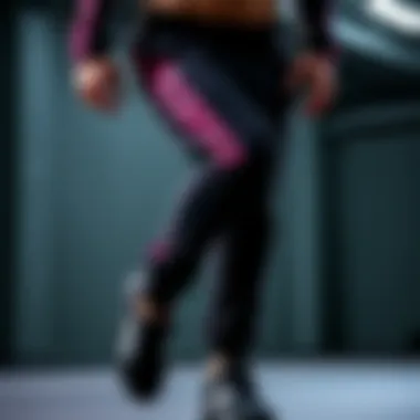 Athletic performance in Adidas sweatpants