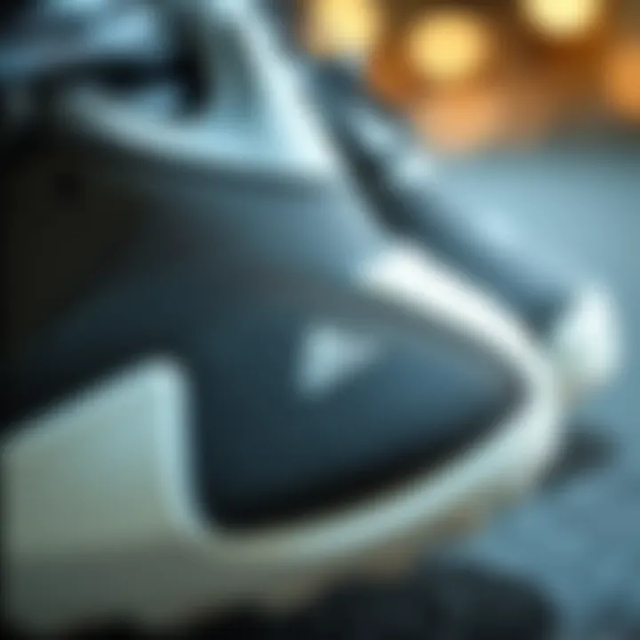 Close-up of the cushioning technology in Adidas Cloudfoam footwear
