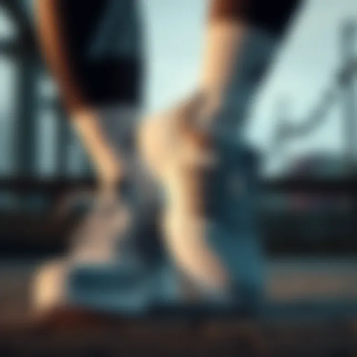 Stylish Adidas Cloudfoam shoes paired with modern sportswear