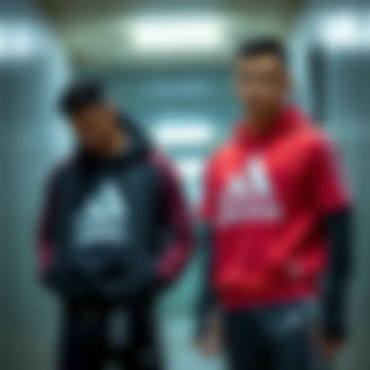 Stylish athletic outfit from Adidas DNA 5.0 reflecting trendsetting fashion.