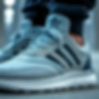 Close-up of eco-friendly materials used in sneakers