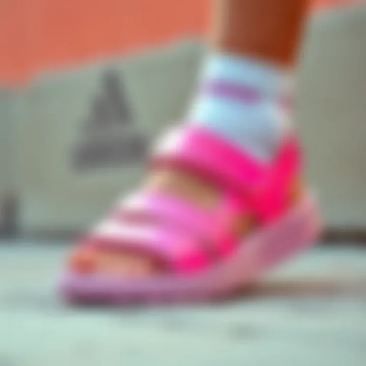 Comfortable fit of Adidas sandals for everyday wear