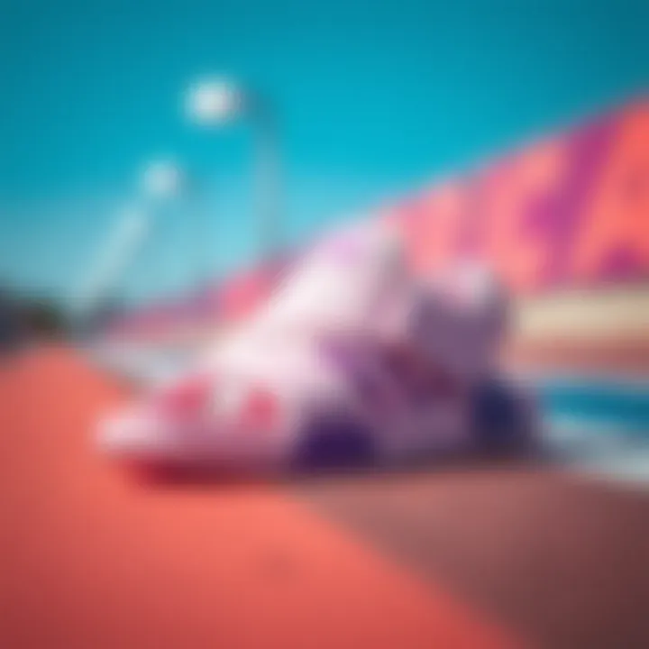 Stylish Adidas sandals designed for girls