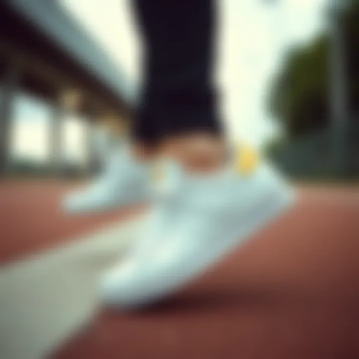 Active lifestyle with Adidas Grand Court sneakers in motion