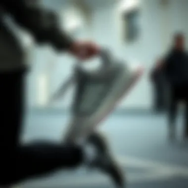 Action Shot of Adidas GW8336 Dynamic action shot of Adidas GW8336 in use.