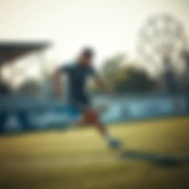 Action shot of a football player showcasing the agility and performance of the Predator Edge.3 on the field.