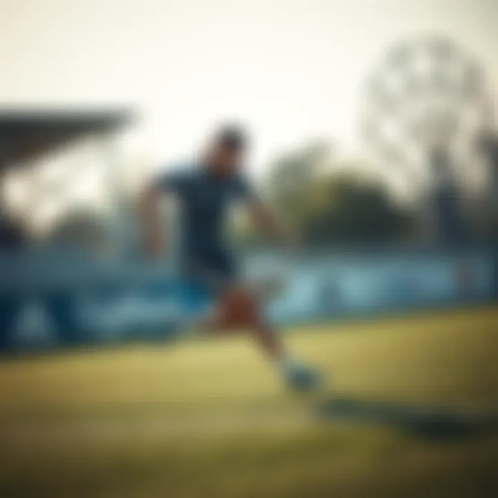 Action shot of a football player showcasing the agility and performance of the Predator Edge.3 on the field.