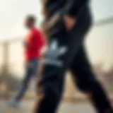 Stylish design of Adidas slim-fit sweatpants