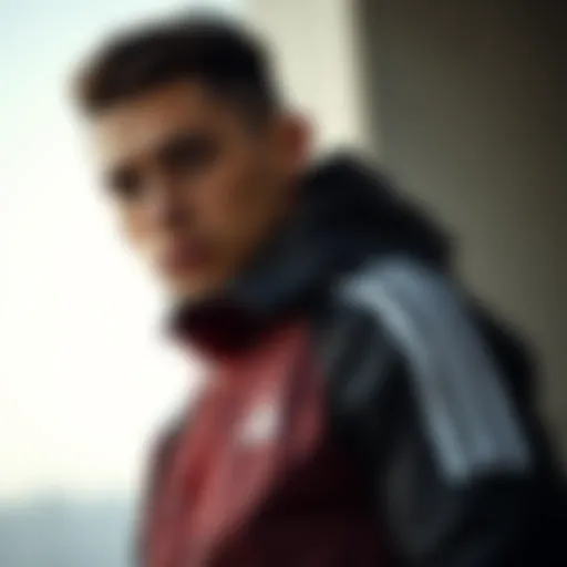 Stylish adidas sportswear collection displayed on a model