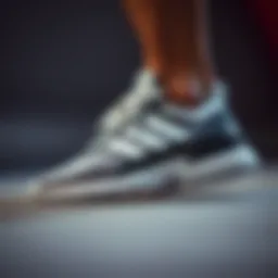 Close-up view of Adidas Streetcheck Cloudfoam showcasing its sleek design