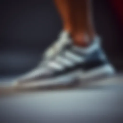 Close-up view of Adidas Streetcheck Cloudfoam showcasing its sleek design