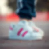 Adidas Superstar children's shoes showcasing design elements