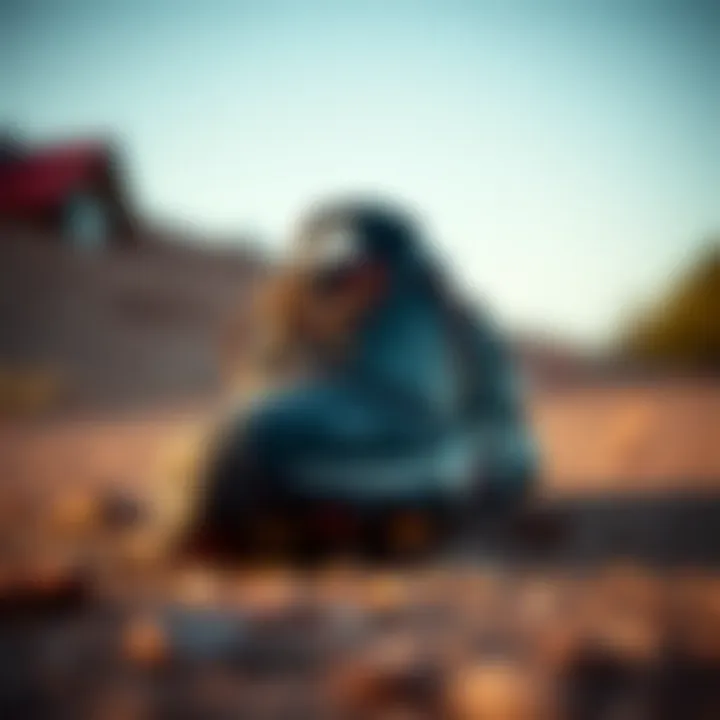 Close-up of Adidas Terrex AX4 GTX showcasing its innovative design