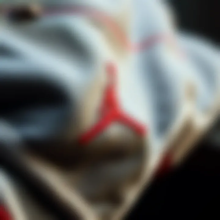 Close-up of Air Jordan sweatpants fabric emphasizing comfort and quality