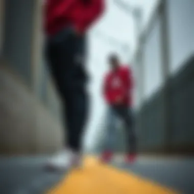 Historic evolution of Air Jordan sweatpants in a timeline format