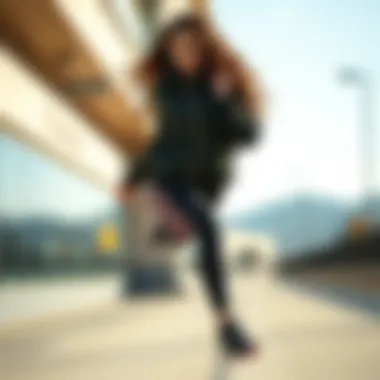 Stylish outfit featuring Airmax Dawn, reflecting contemporary fashion trends.