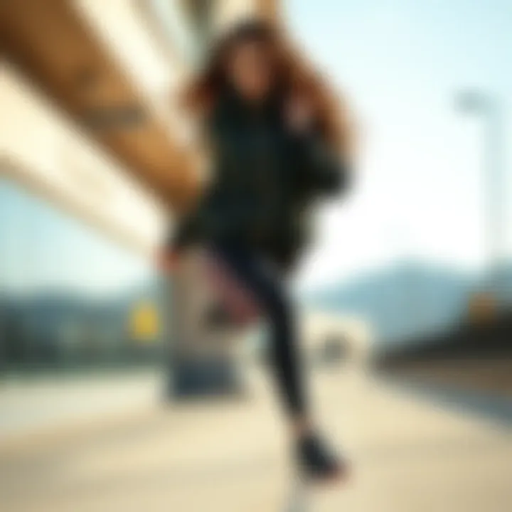 Stylish outfit featuring Airmax Dawn, reflecting contemporary fashion trends.