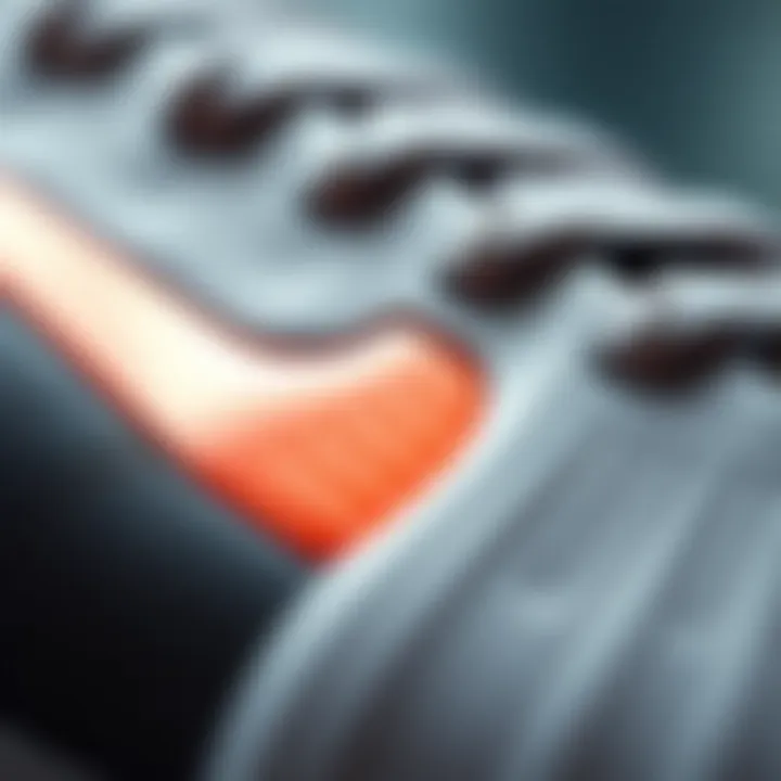 Close-up of Airmax Dawn's innovative materials highlighting its design features.