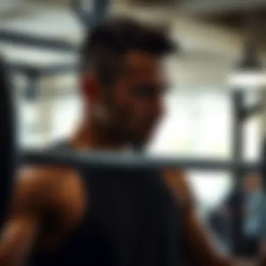 Visualization of mental focus during a training set