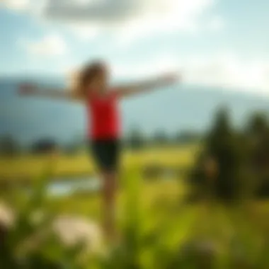 A serene landscape symbolizing balance and wellness