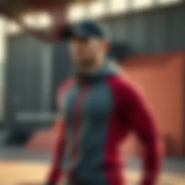 An athlete in training wearing optimal sports apparel for performance