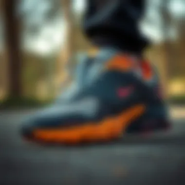 Stylish athletic shoes showcasing the latest trends