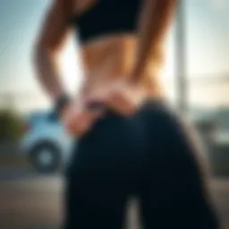 Engaging outdoor workout session