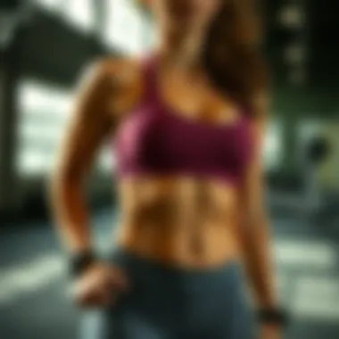 Guided routine for waist toning