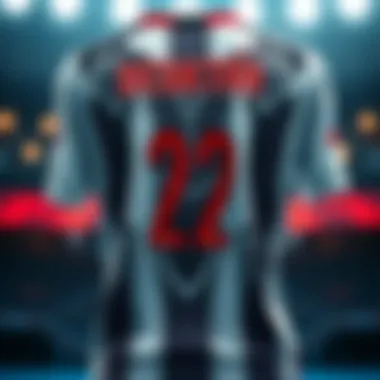 Beşiktaş 23/24 home jersey showcasing intricate design elements.