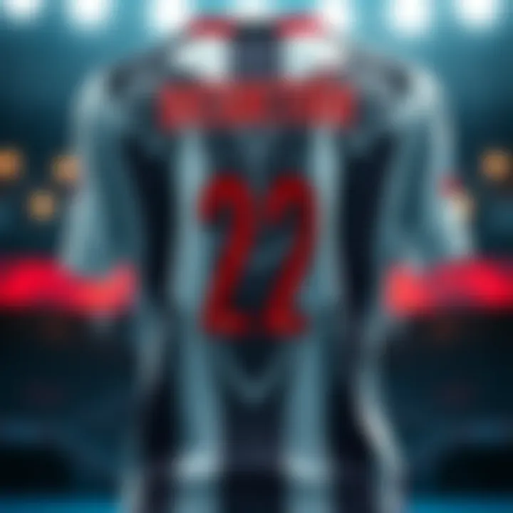 Beşiktaş 23/24 home jersey showcasing intricate design elements.