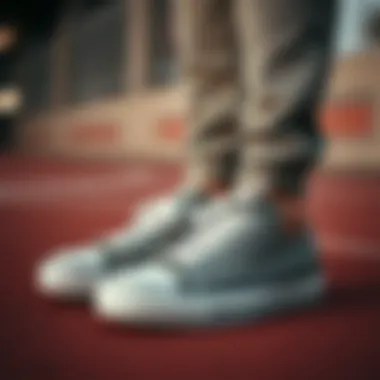 A stylish pair of canvas shoes representing modern fashion