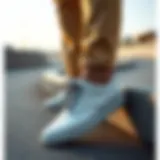 Elegant blazer shoes paired with casual attire