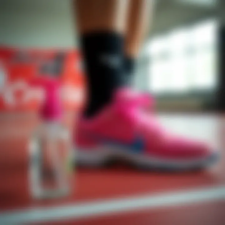 Caring for volleyball shoes with cleaning essentials