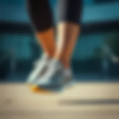 Stylish athlete wearing Chicco shoes during a workout