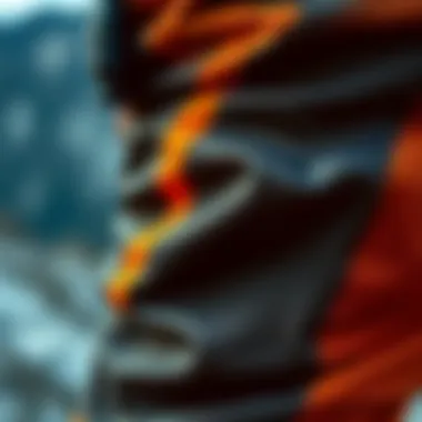 High-Quality Fabric in Trekking Pants Close-up of high-quality fabric used in trekking pants