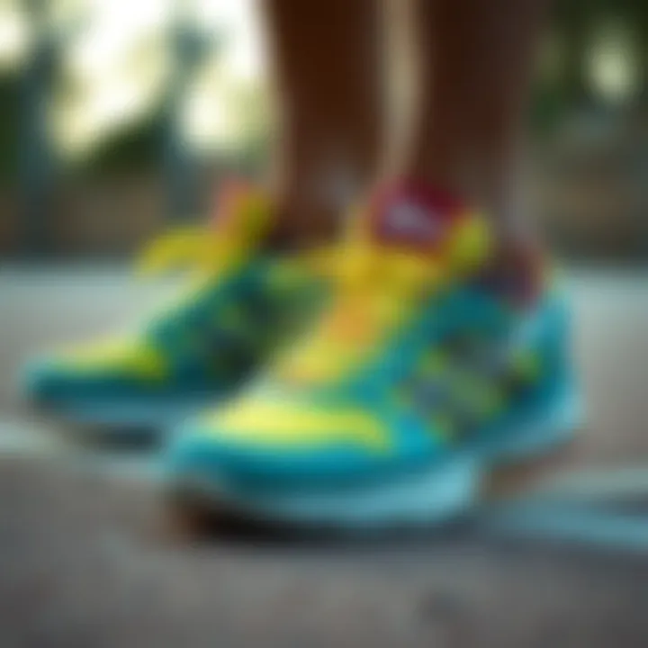 Color selection for daily sports shoes