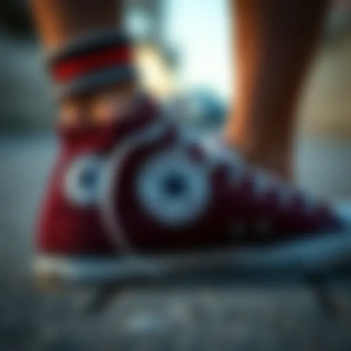 Trendy styling options with Converse All Star