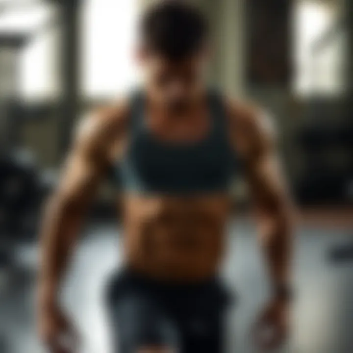 Illustration of core strength training with transversus abdominis