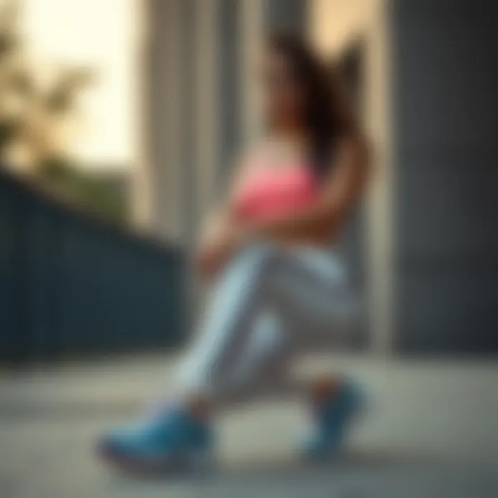 Fashionable outfit paired with D'lites Skechers