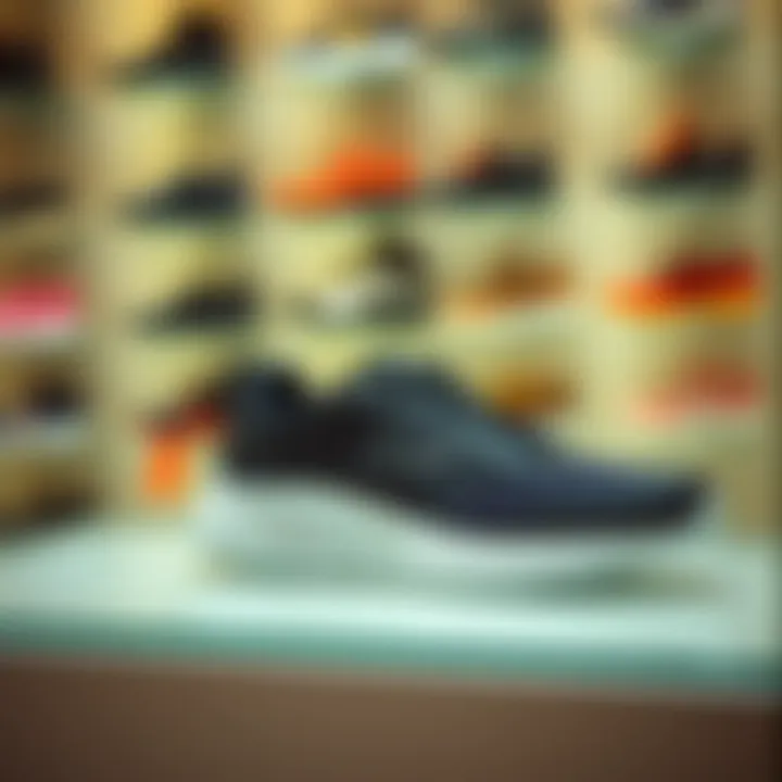 Stylish D'lites Skechers footwear on display