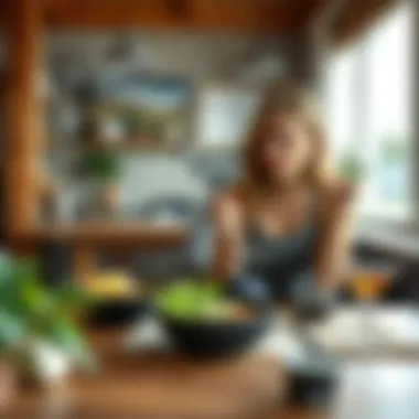 A serene environment for mindful eating