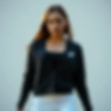 Stylish Nike cardigan showcasing athletic elegance