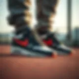 Stylish design of Nike sneakers showcasing modern aesthetics