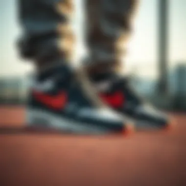 Stylish design of Nike sneakers showcasing modern aesthetics