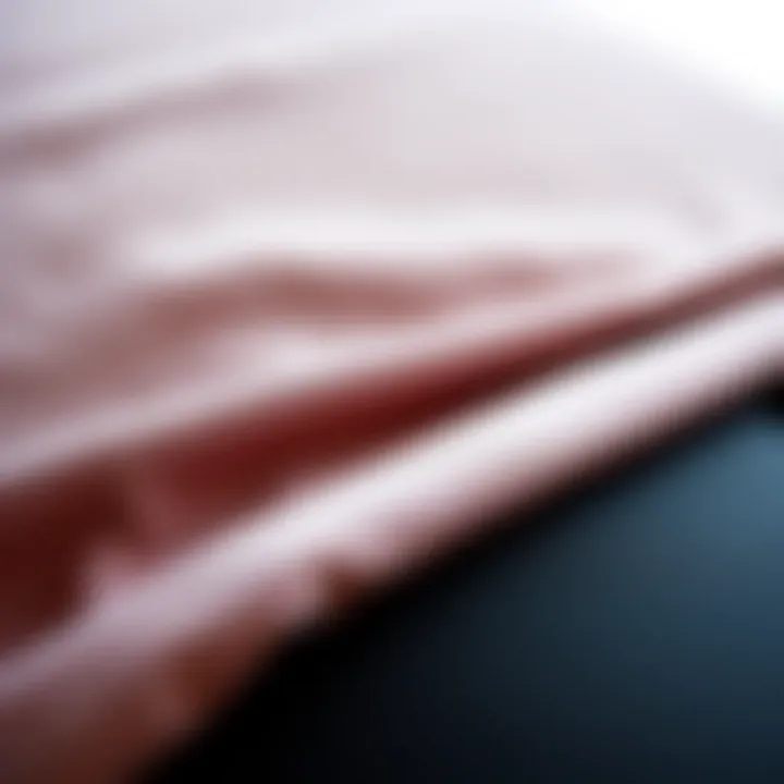 Close-up of fabric texture suitable for Pilates wear