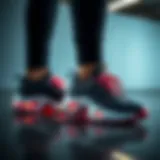 Sleek design of Falcon sports shoes showcasing modern aesthetics