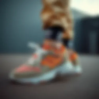 Fashionable shoes paired with stylish outfits