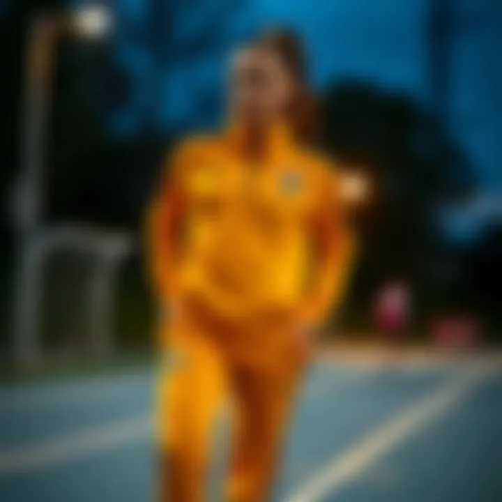 Fenerbahçe tracksuit bottom showcasing sporty elegance