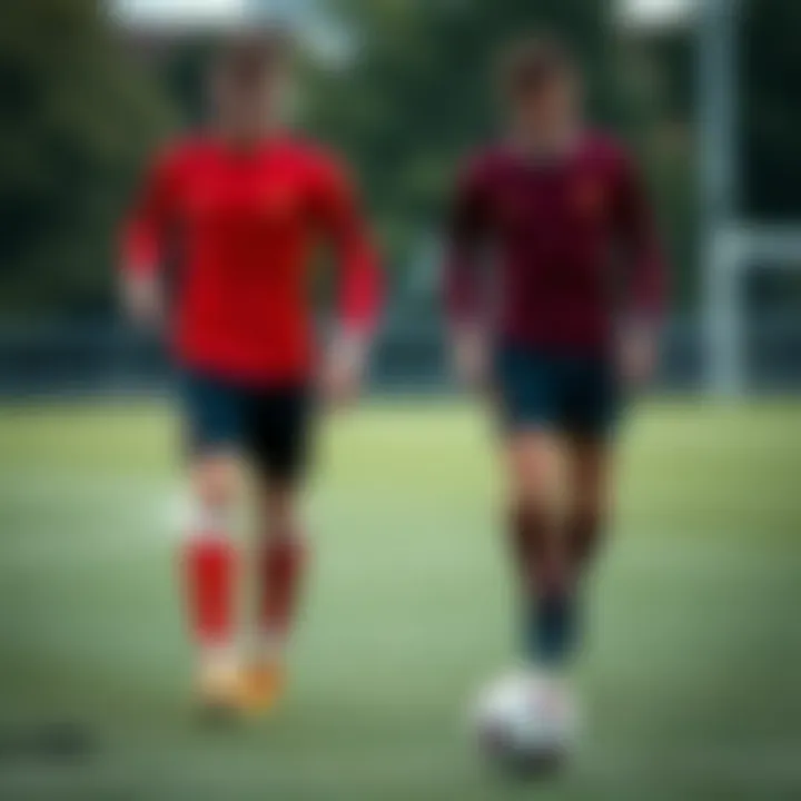 Stylish football apparel for active lifestyle